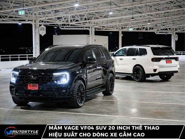 Mâm Vage VF04 SUV 20 Inch Thể Thao Và Hiệu Suất Cho Dòng Xe Gầm Cao