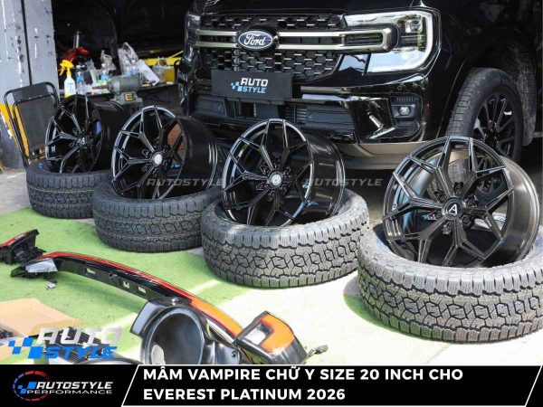 Mâm Vampire Chữ Y Size 20 Inch Thể Thao Cho Everest Platinum 2026