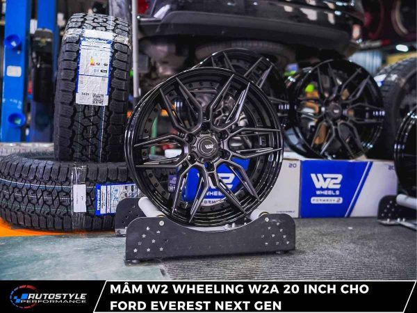Mâm W2 Wheeling W2A 20 Inch Cho Ford Everest Next Gen