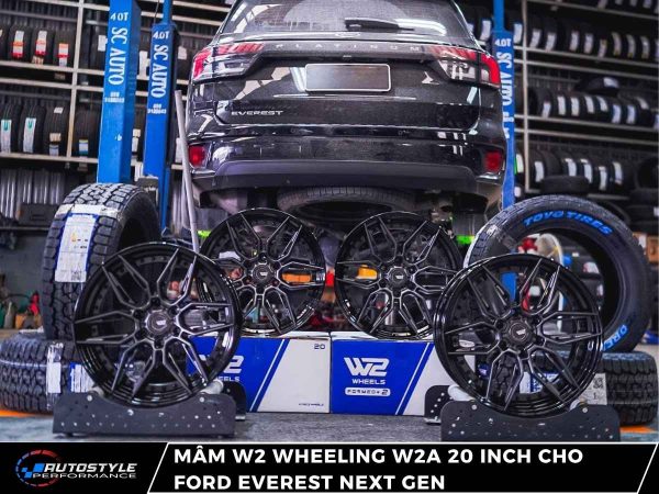 Mâm W2 Wheeling W2A 20 Inch Cho Ford Everest Next Gen