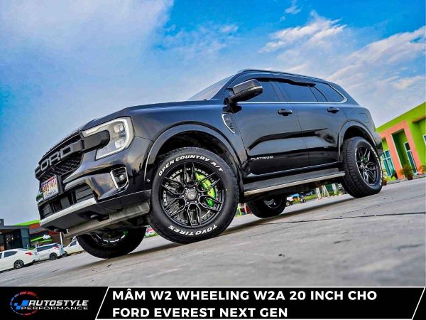Mâm W2 Wheeling W2A 20 Inch Cho Ford Everest Next Gen