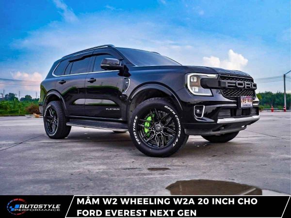 Mâm W2 Wheeling W2A 20 Inch Cho Ford Everest Next Gen