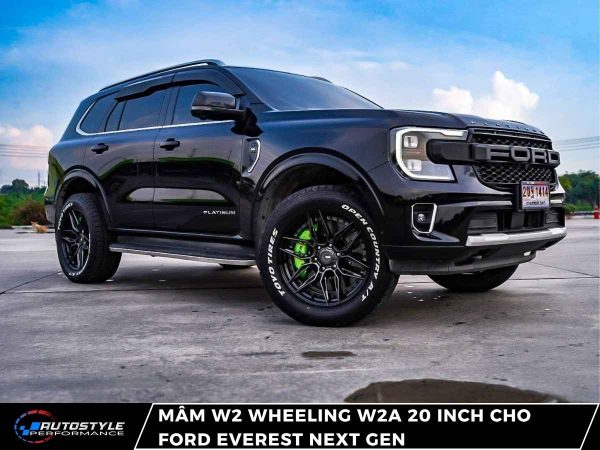 Mâm W2 Wheeling W2A 20 Inch Cho Ford Everest Next Gen