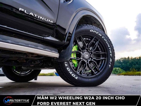 Mâm W2 Wheeling W2A 20 Inch Cho Ford Everest Next Gen