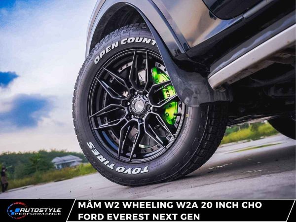 Mâm W2 Wheeling W2A 20 Inch Cho Ford Everest Next Gen