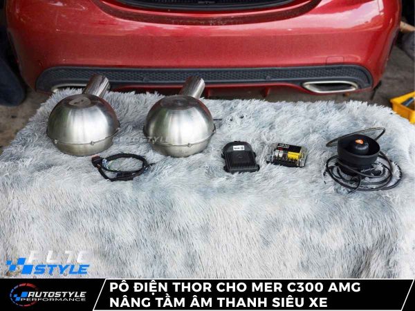 Pô Điện Thor cho Mer C300 AMG Nâng Tầm Âm Thanh Siêu Xe