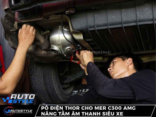 Pô Điện Thor cho Mer C300 AMG Nâng Tầm Âm Thanh Siêu Xe