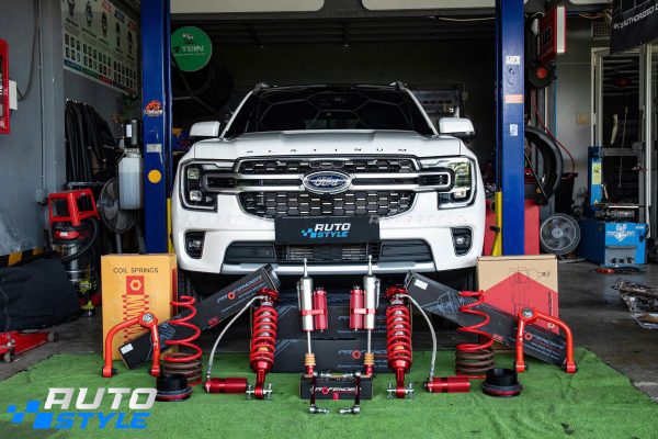 Hạ Lùn Ford Everest Platinum Với Phuộc Profender Tặng Thanh Cân Bằng Rotuyn Sau Giá 4 Triệu