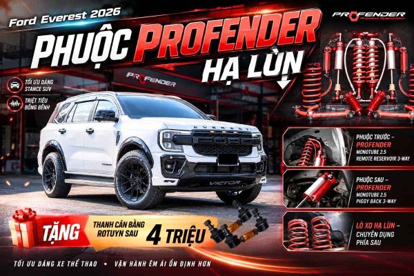 Everest Next Gen Hạ Gầm Phuộc Profender: Dáng Xe Và Vận Hành Khác Zin Thế Nào?