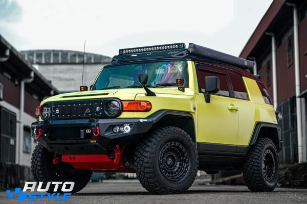 Cản Trước Hamer Land Cruiser FJ AM106-FJ26: Thép 3mm, Khay Tời 12.000 lbs, Tương Thích Túi Khí & TSS