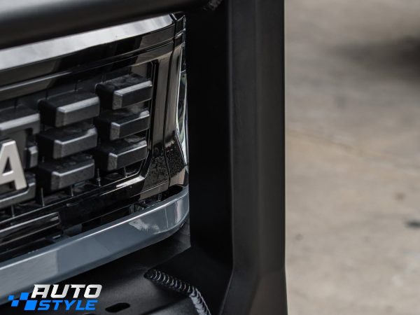 Cản Trước Hamer Land Cruiser FJ AM106-PT-FJ26 King Series Plus: Khung Triple-Loop, Bệ Tời 12.000 lbs, LED E-Mark