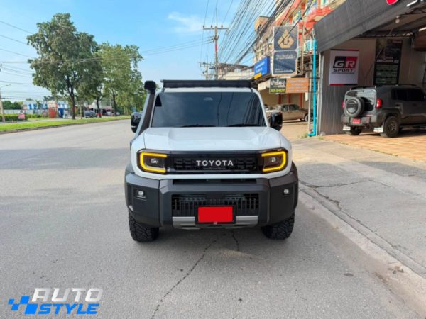 Gương Chiếu Hậu Vuông Land Cruiser FJ Majesty Chân CNC: Gập Smartkey, Chỉnh Điện 4 Hướng, Xi-nhan LED, Giắc Zin 12V