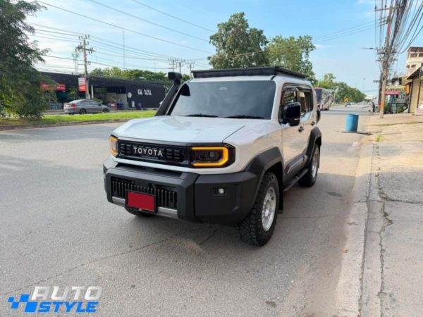 Gương Chiếu Hậu Vuông Land Cruiser FJ Majesty Chân CNC: Gập Smartkey, Chỉnh Điện 4 Hướng, Xi-nhan LED, Giắc Zin 12V