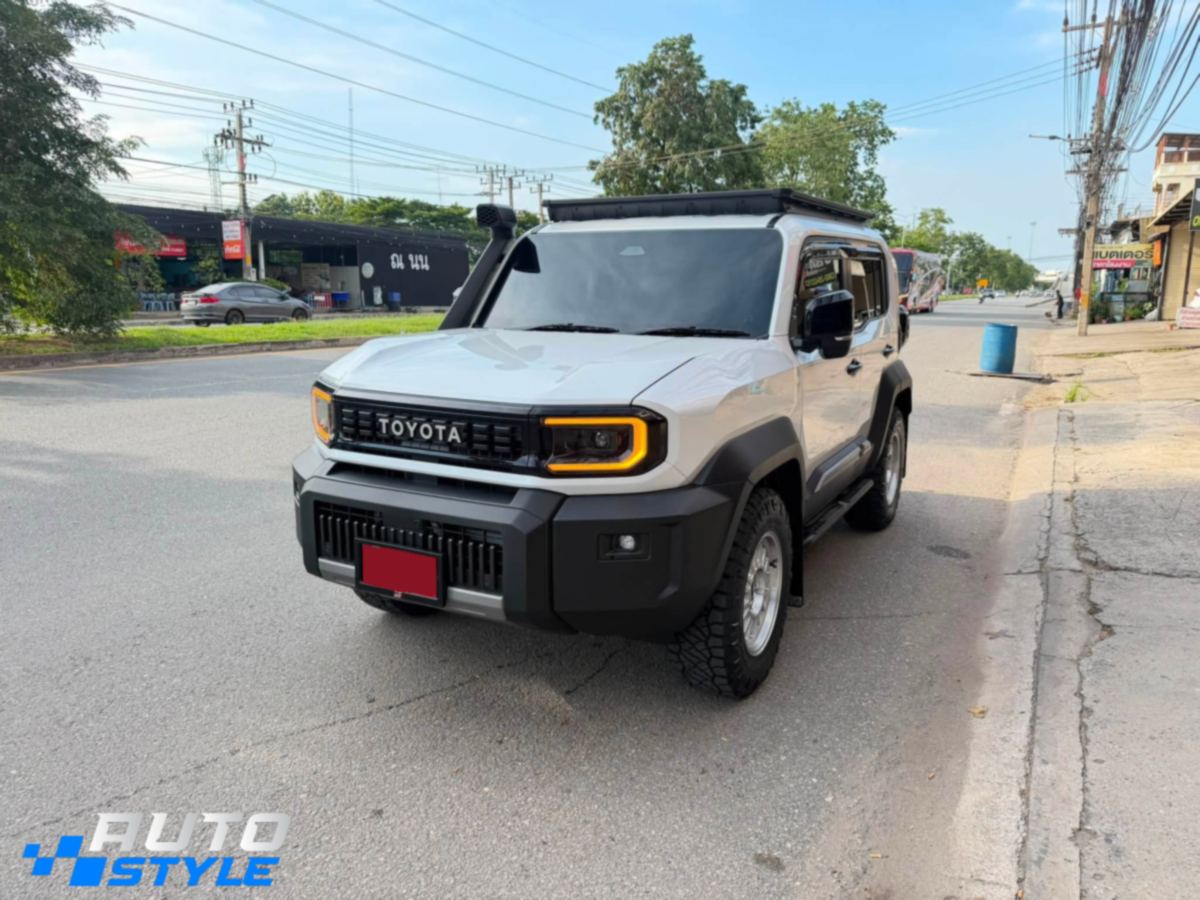 Gương Chiếu Hậu Vuông Land Cruiser FJ Majesty Chân CNC: Gập Smartkey, Chỉnh Điện 4 Hướng, Xi-nhan LED, Giắc Zin 12V