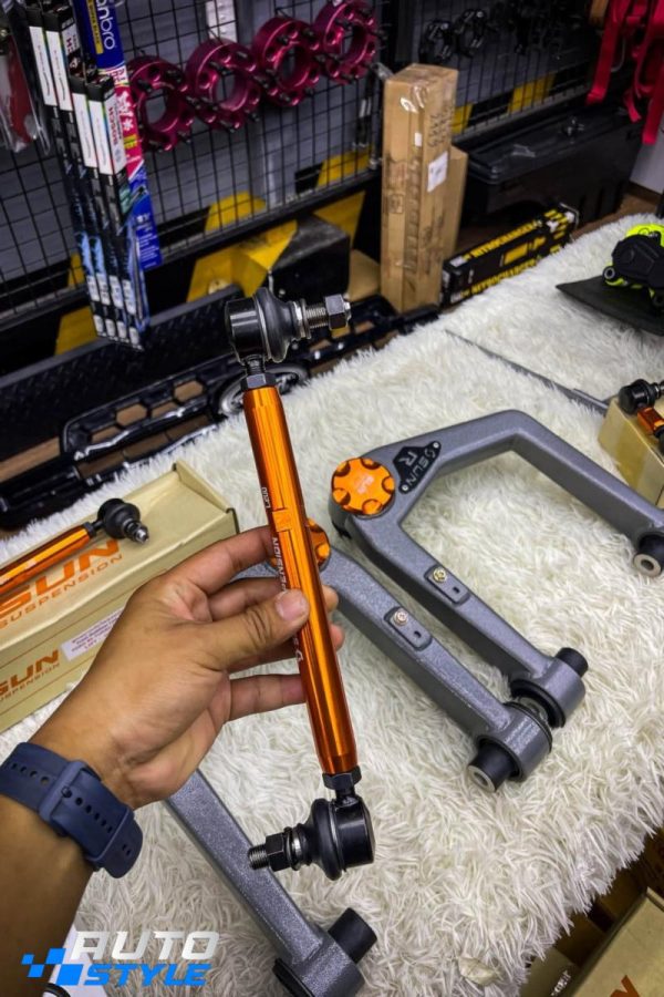 Rotuyn SUN Raptor V6 3.0 Tăng Chỉnh: Ren Đôi Turnbuckle, Nhôm CNC, Giải Phóng Phuộc Fox Live Valve