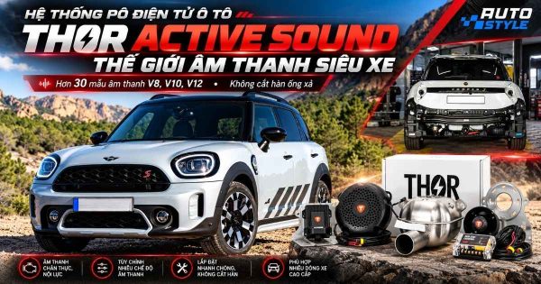 THOR Active Sound: Mang Tiếng Pô Siêu Xe V8, V10, V12 Lên Ô Tô Không Cần Cắt Hàn