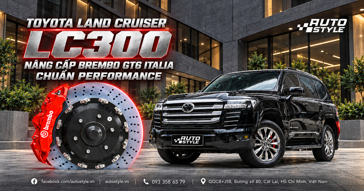 TOYOTA LAND CRUISER LC300 NÂNG CẤP BREMBO GT6 ITALIA – CHUẨN PERFORMANCE TỪ HỆ THỐNG PHANH